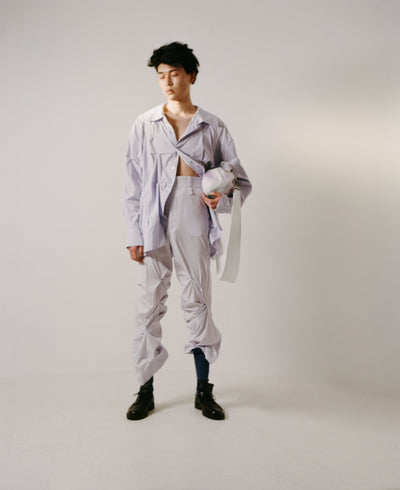 Framed Sock Blue-SHEK LEUNG-APOC STORE