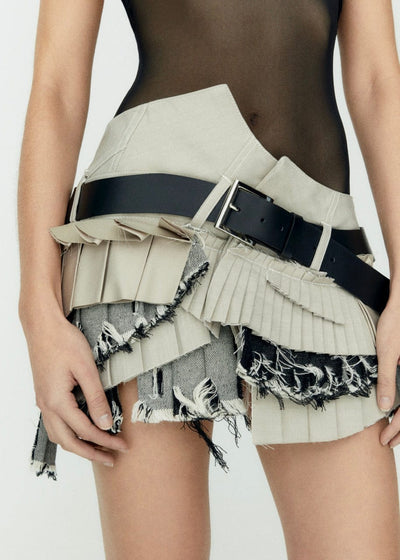 Twirl Mini Skirt-Onrushw23fh-APOC STORE