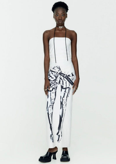 Twirl Skirt Print Dress-Onrushw23fh-APOC STORE