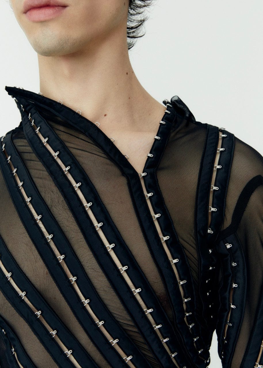 Hook & Eye Twirl Top-Onrushw23fh-APOC STORE