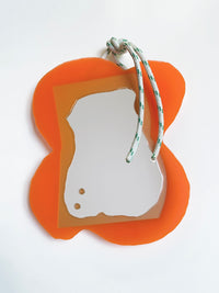 Orange Extra Small Mirror-STEFANIA RUGGIERO-APOC STORE