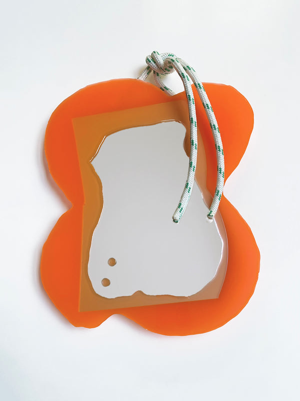 Orange Extra Small Mirror-STEFANIA RUGGIERO-APOC STORE