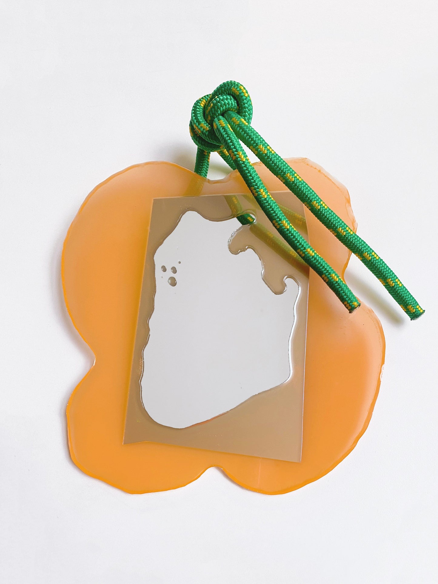 Orange Extra Small Light Mirror-STEFANIA RUGGIERO-APOC STORE