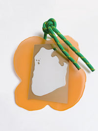 Orange Extra Small Light Mirror-STEFANIA RUGGIERO-APOC STORE
