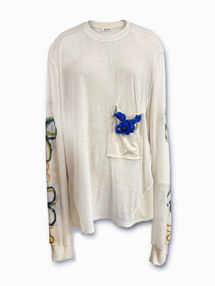 Daisy Long Sleeve Tee-Olivia Rubens-APOC STORE