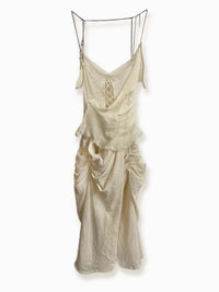 Bound by Chains Sleeveless Dress-Olivia Rubens-APOC STORE