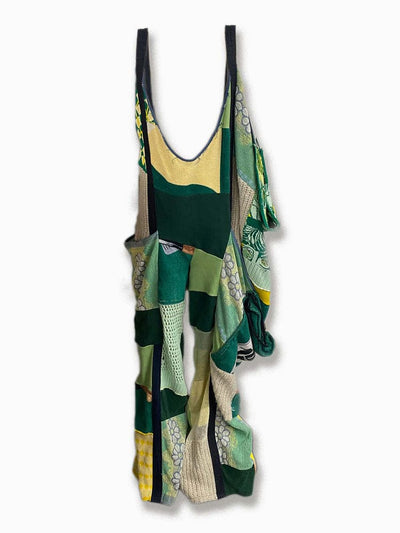 Patchwork Jumpsuit-Olivia Rubens-APOC STORE