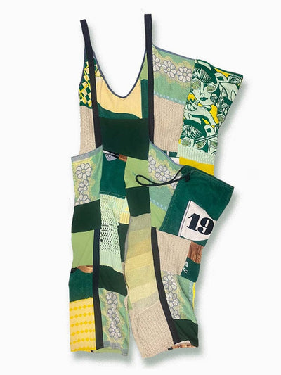 Patchwork Jumpsuit-Olivia Rubens-APOC STORE