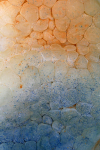 Orange-blue Mammatus Wall Sculpture-Elissa Lacoste-APOC STORE