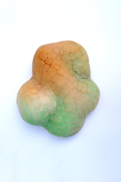 Orange-green Mammatus Wall Sculpture-Elissa Lacoste-APOC STORE