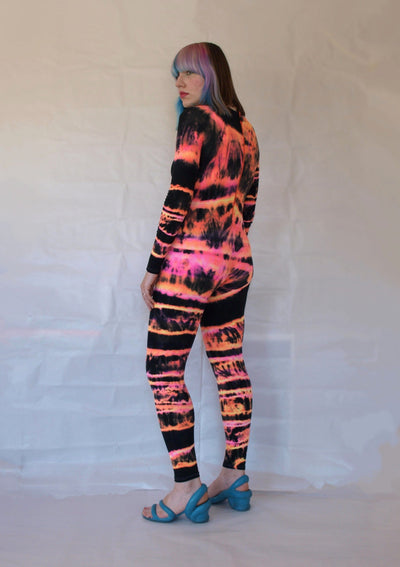 Multicolour Hand Dyed Catsuit-Celia Calderón Asensio-APOC STORE