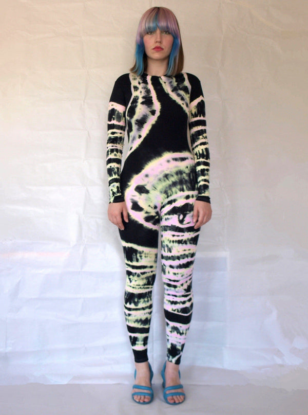 Multicolour Hand Dyed Catsuit-Celia Calderón Asensio-APOC STORE