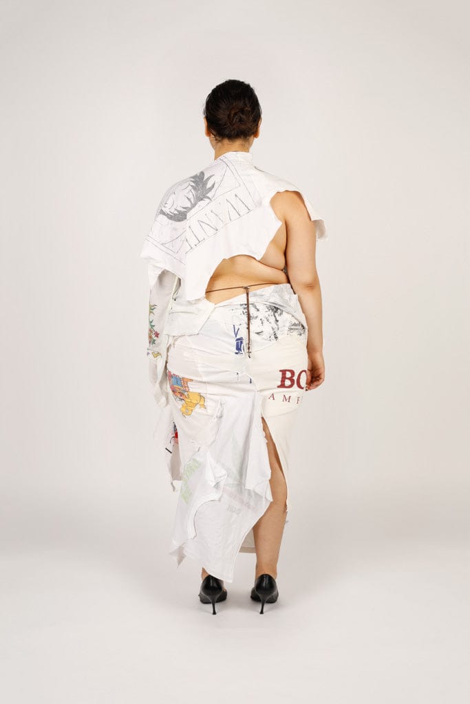 Radiation Bear Cotton Waste Dress-Puer Parasitus-APOC STORE