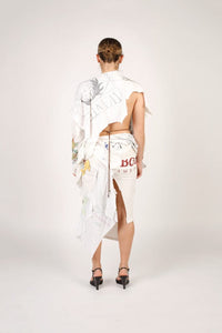 Radiation Bear Cotton Waste Dress-Puer Parasitus-APOC STORE