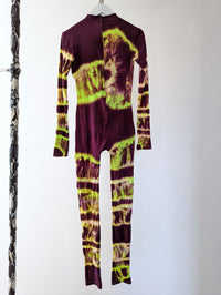 Hand Dyed Catsuit Red Green-Celia Calderón Asensio-APOC STORE
