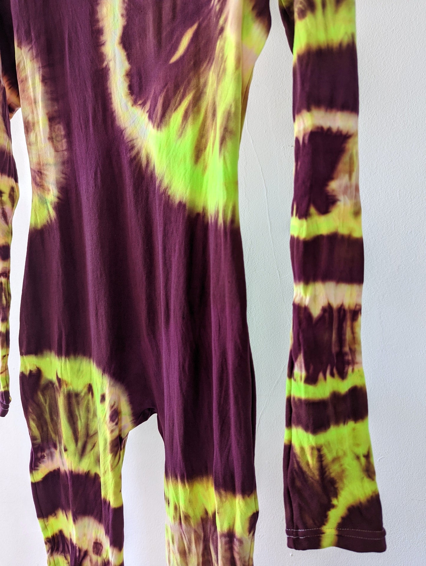Hand Dyed Catsuit Red Green-Celia Calderón Asensio-APOC STORE
