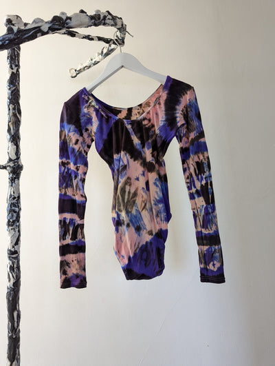 Hand Dyed Bodysuit Multicolour-Celia Calderón Asensio-APOC STORE