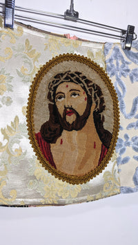 Jesus Needlepoint Skirt-Kristin Mallison-APOC STORE