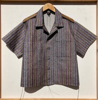 Crimped Cotton/Mesh Back Shirt-Jetpack Hom(m)e-APOC STORE
