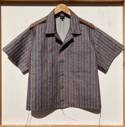 Crimped Cotton/Mesh Back Shirt-Jetpack Hom(m)e-APOC STORE