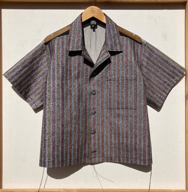 Crimped Cotton/Mesh Back Shirt-Jetpack Hom(m)e-APOC STORE