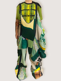 Patchwork Jumpsuit-Olivia Rubens-APOC STORE