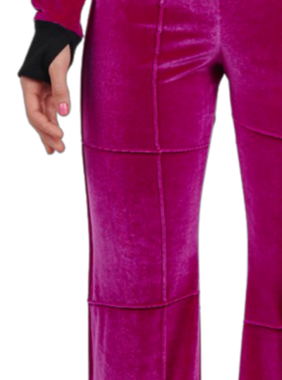 Pink Flare Leg Spider Pants-Karlaidlaw-APOC STORE