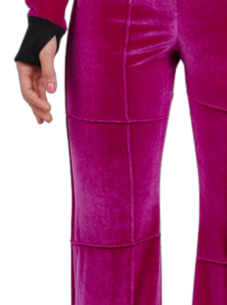 Pink Flare Leg Spider Pants-Karlaidlaw-APOC STORE
