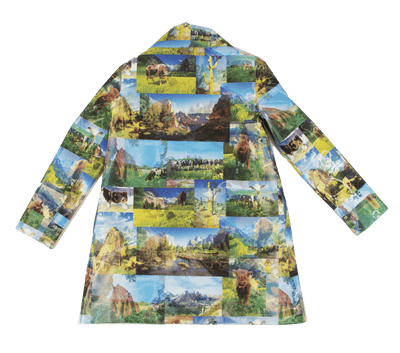 Landscape Image Flip Pattern Coat-Leeann Huang-APOC STORE