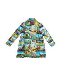 Landscape Image Flip Pattern Coat-Leeann Huang-APOC STORE