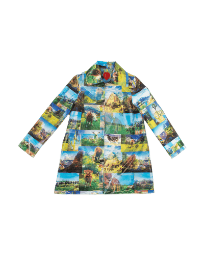 Landscape Image Flip Pattern Coat-Leeann Huang-APOC STORE