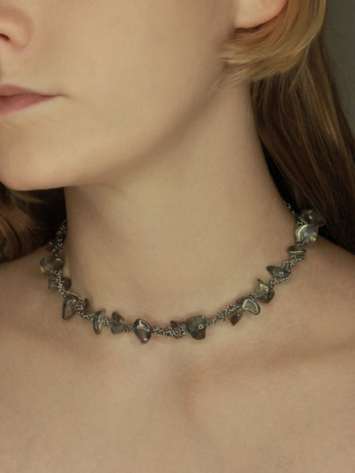 Quartz Chip Necklace-Marland Backus-APOC STORE