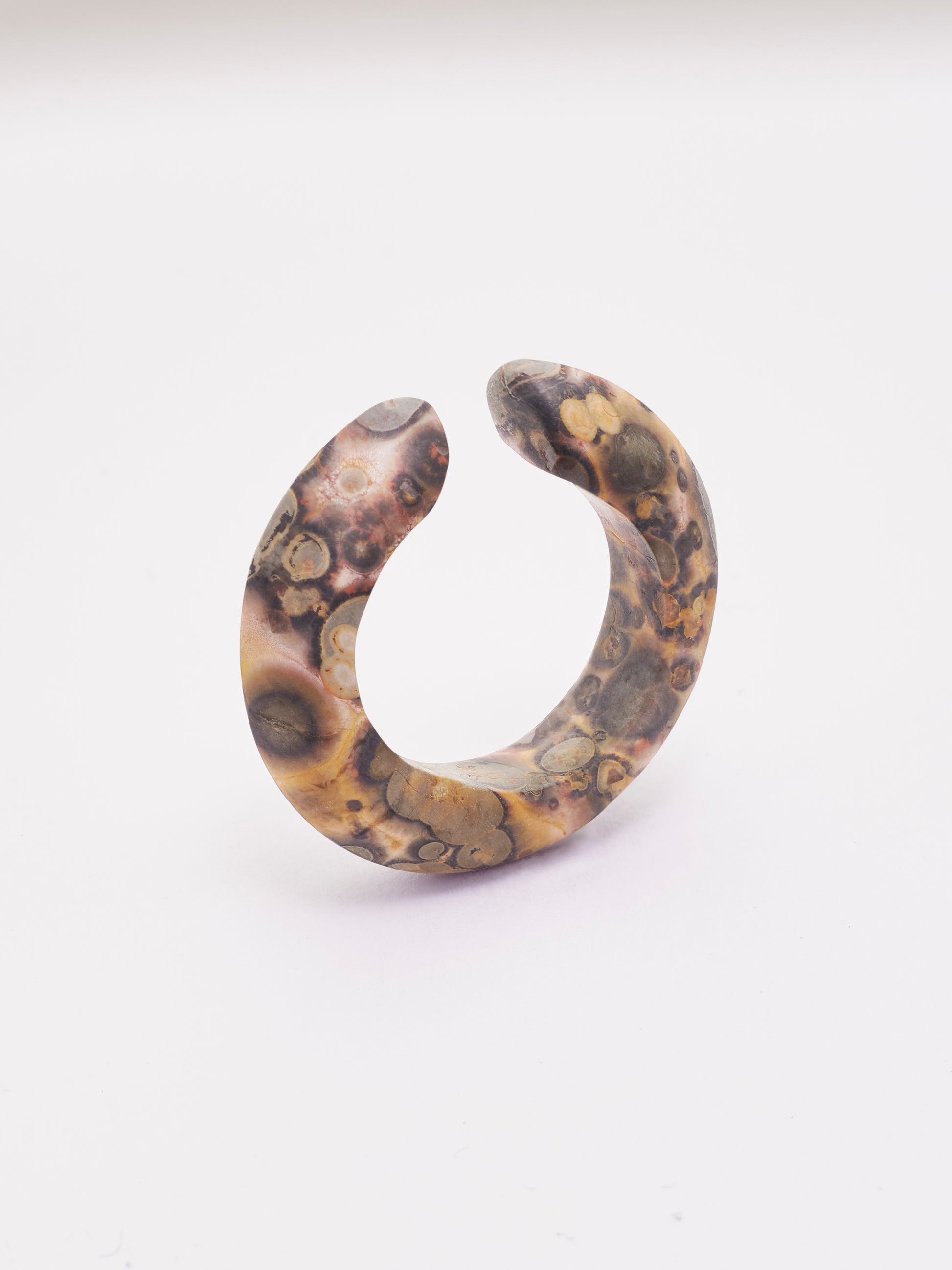 Edgar Leopard Jasper Ear Cuff-RÄTHEL & WOLF-APOC STORE