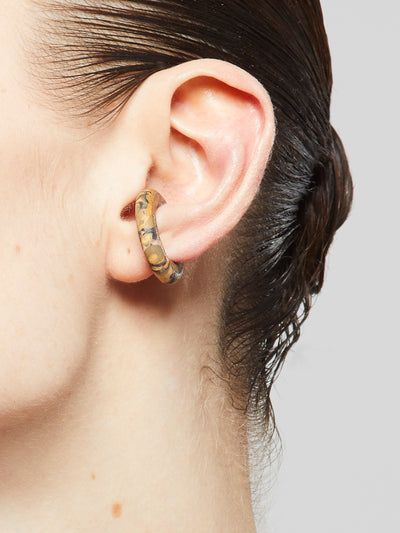 Edgar Leopard Jasper Ear Cuff-RÄTHEL & WOLF-APOC STORE