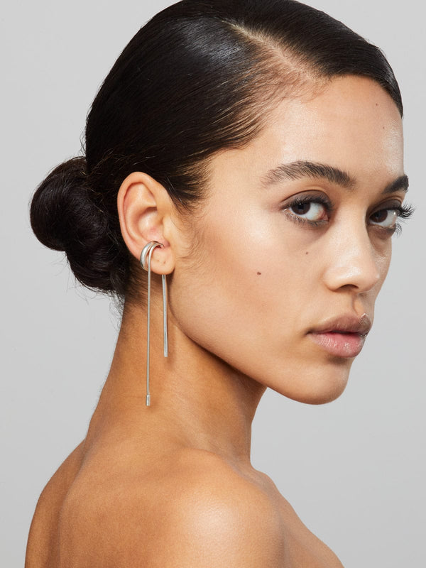 Helen Ear Cuff with Chain and Bar-RÄTHEL & WOLF-APOC STORE