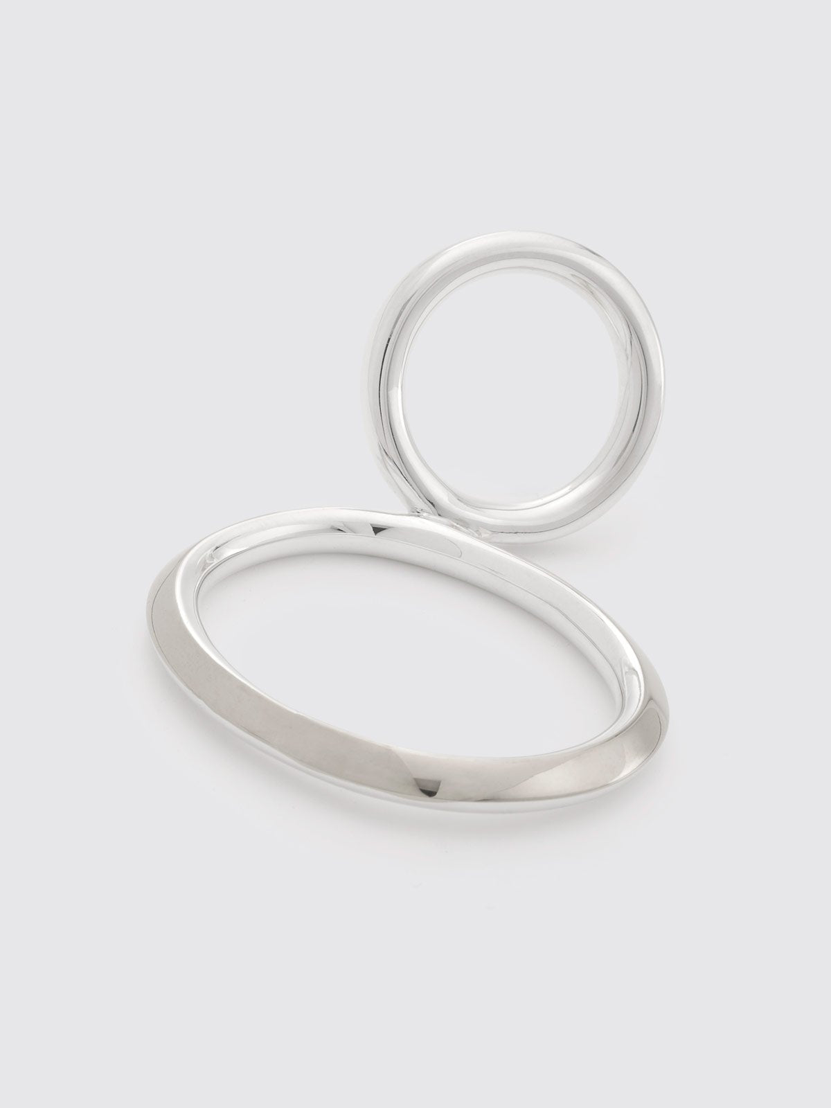 Neil Double Finger Ring-RÄTHEL & WOLF-APOC STORE