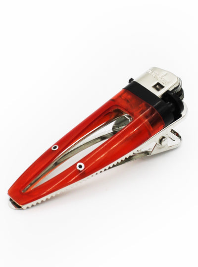 Red Lit Barret Hair Clip-Corrina Goutos-APOC STORE
