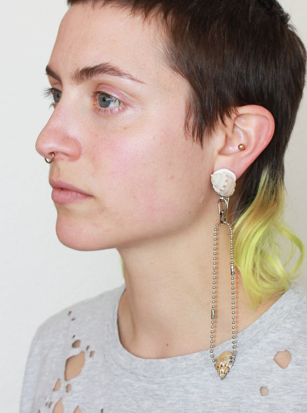 Rusalka Single Earring-Corrina Goutos-APOC STORE