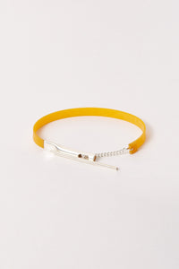 Rubber Band Silver Chain Bracelet-Karmuel Young-APOC STORE
