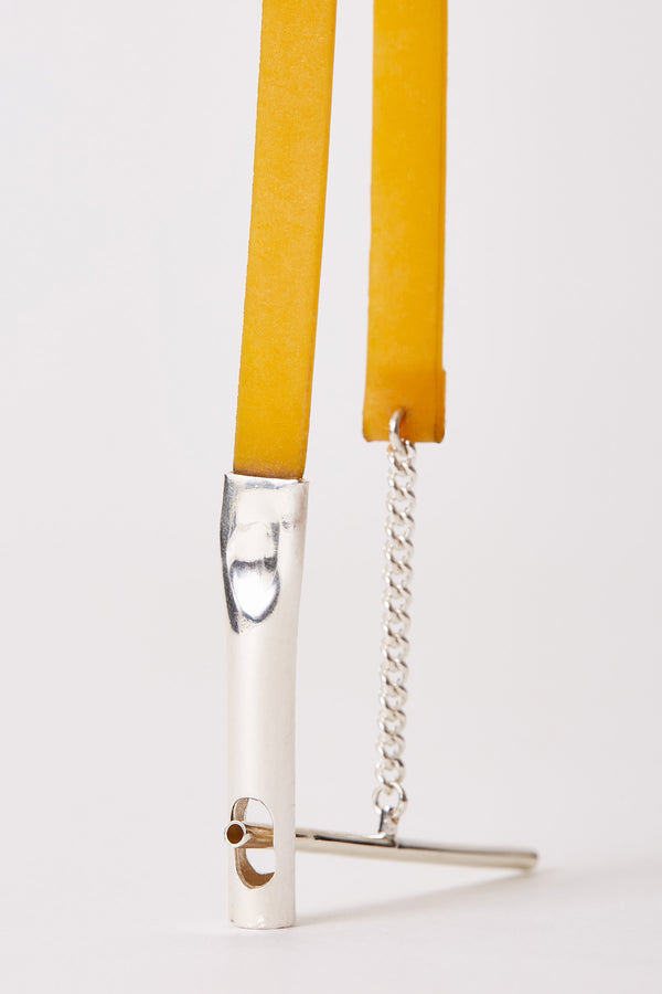 Rubber Band Silver Chain Bracelet-Karmuel Young-APOC STORE