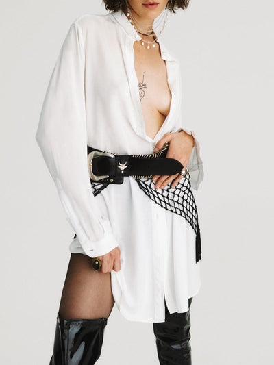 Pirate belt long Black-INAN-APOC STORE