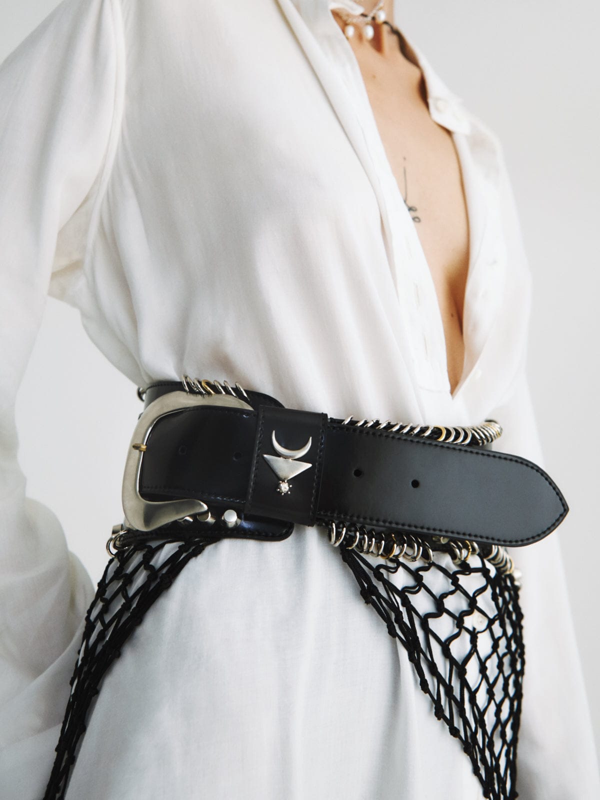 Pirate belt long Black-INAN-APOC STORE