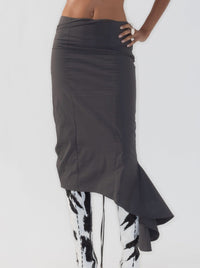 Drawstring Low Long Skirt-Issa Eakin-APOC STORE