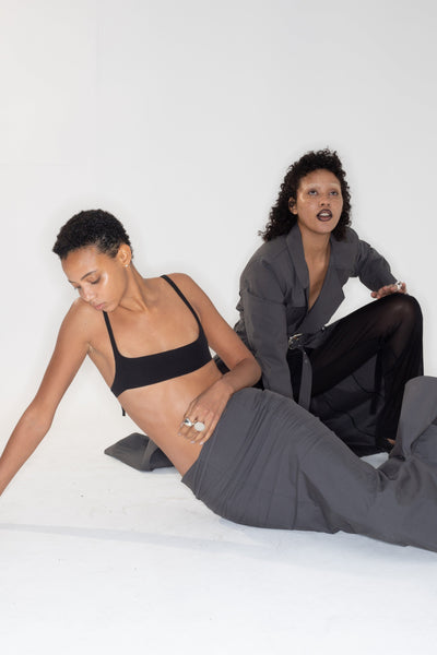 Drawstring Low Long Skirt-Issa Eakin-APOC STORE