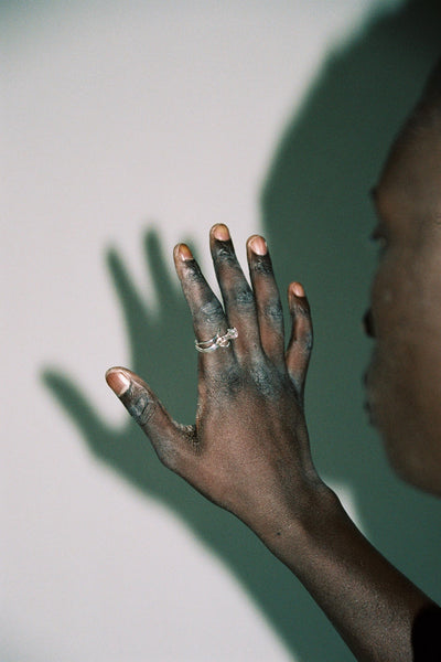 Green Fluorite Spiral Shirt Ring 002-Karmuel Young-APOC STORE