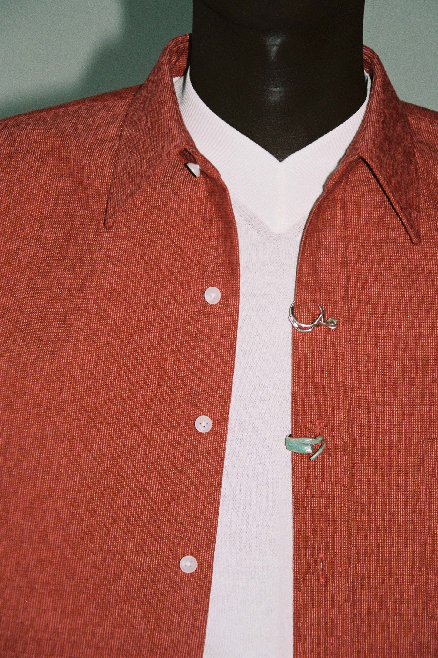 Green Fluorite Spiral Shirt Ring 002-Karmuel Young-APOC STORE