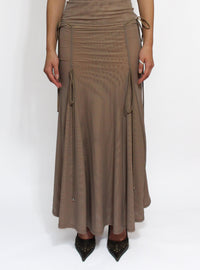 Dusk Body Form Maxi Skirt-Oriens-APOC STORE