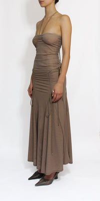 Dusk Body Form Maxi Skirt-Oriens-APOC STORE