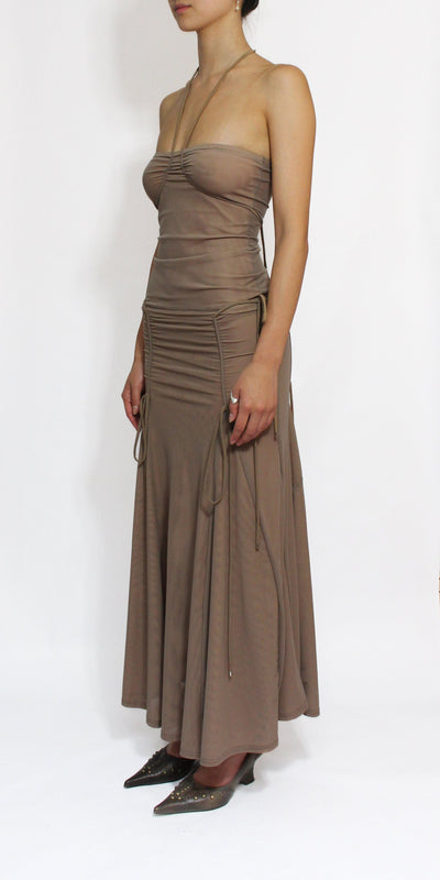 Dusk Body Form Maxi Skirt-Oriens-APOC STORE