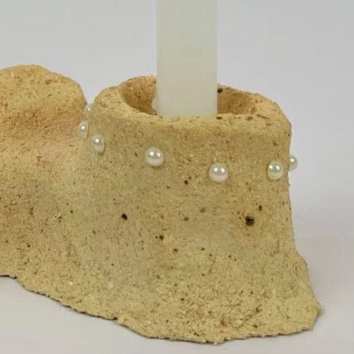 Stone Candleholder-EEGGNET-APOC STORE